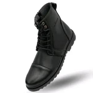 نیم بوت مردانه بندی زیپی مدل پیکاسو رنگ مشکی
