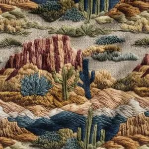 پارچه مخمل روبالشی پارچه باما طرح سه بعدی طبیعت کد 5013957