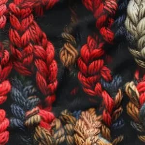 پارچه مخمل طرح بافتنی کد 5012965