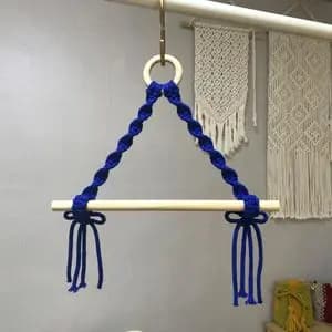 آویز حوله و دستمال مکرومه با رنگ دلخواه