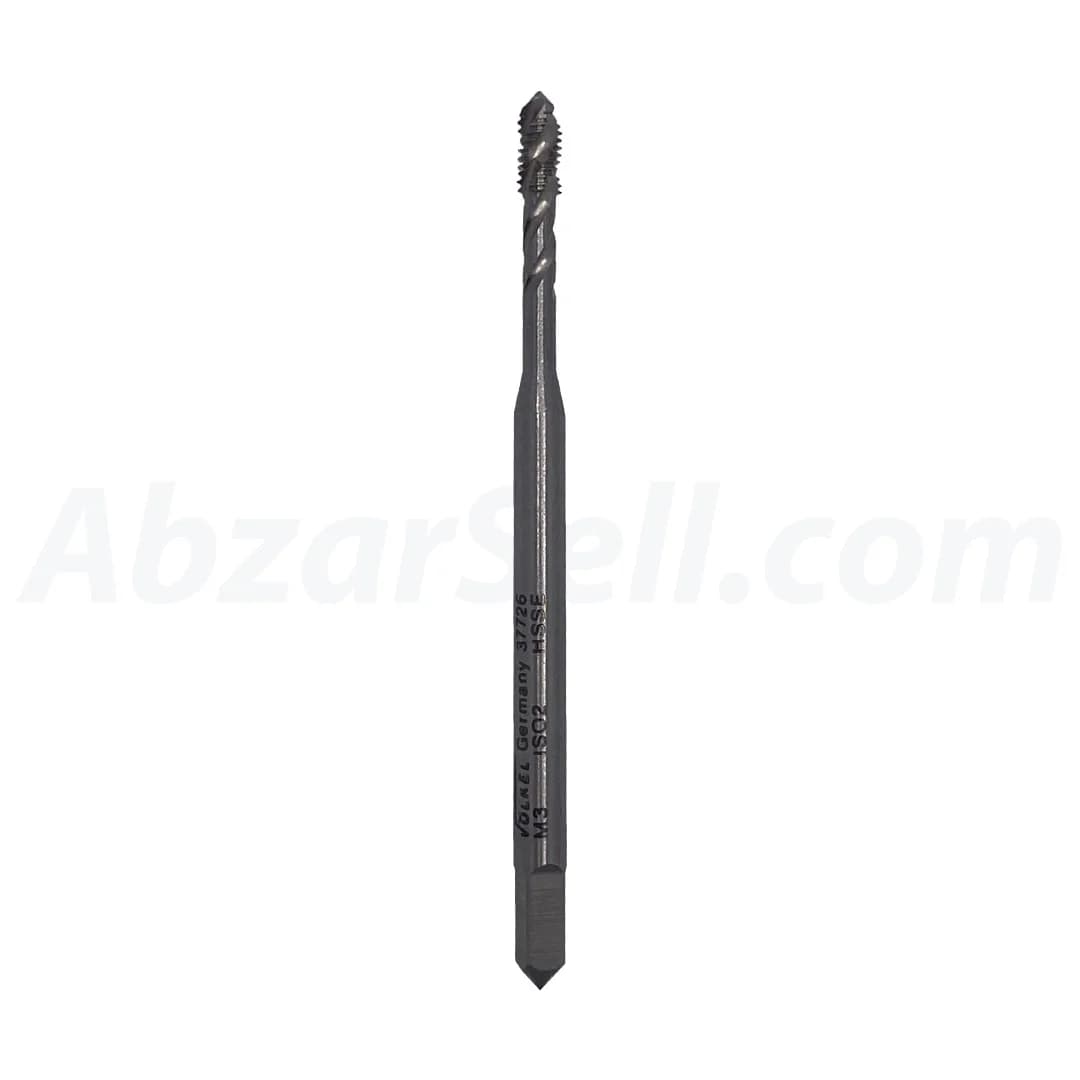 قلاویز ماشینی M3 مارپیچ HSSE برند ولکل آلمان