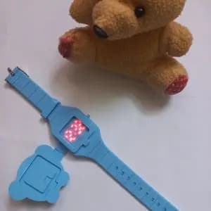 ساعت بچگانه آبی