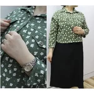 کراپ سارافون طرح گل جنس سوفیا