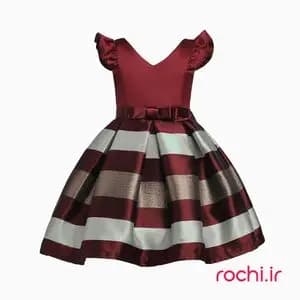 الگوی خیاطی پیراهن دخترانه پریسا