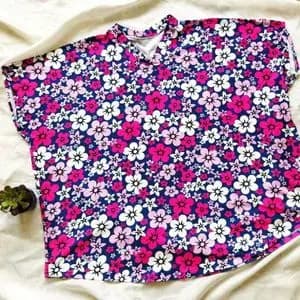 تیشرت پنبهای سایزبزرگ زنانه tb65