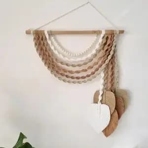 رنگین کمان مکرومه بافی دکوراتیو اتاق کودک و اتلیه