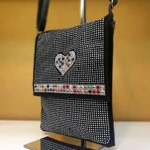 کیف نگین کاری