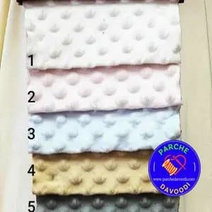 پارچه پتو متری ژله ای خارجی حبابی عرض 180 کد 3