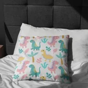 پارچه ملحفه مدل مخمل طرح دایناسور کیوت 5011473