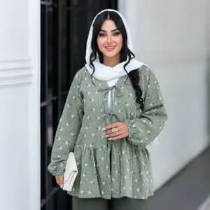 مانتو عروسکی گل گچی