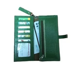 کیف پول و موبایل با چرم طبیعی(دستدوز)