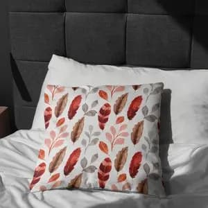 پارچه ملحفه مدل مخمل طرح برگ پاییزی 5011666