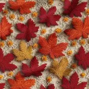 پارچه مخمل کوسن مبل پارچه باما طرح سه بعدی برگ کد 5013837