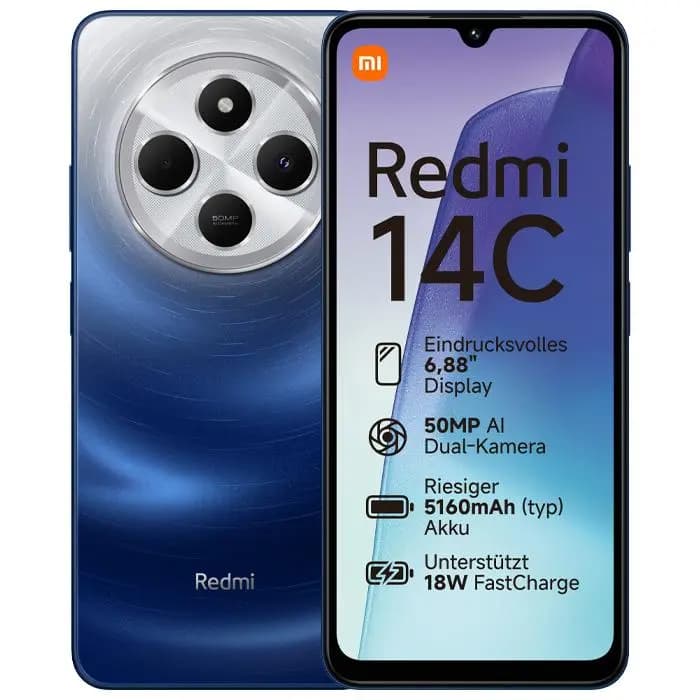 گوشی موبایل شیائومی Redmi 14C با حافظه 256 گیگابایت و رم 8 گیگابایت