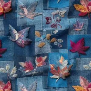 پارچه مخمل روبالشی پارچه باما طرح سه بعدی گل کد 5013898