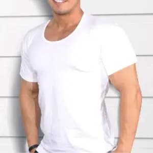 زیر پوش نیم استین سفید پنبه زیر پیراهن