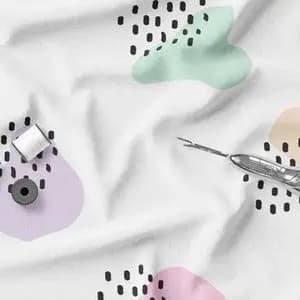 پارچه ملحفه مدل مخمل طرح باران کد 5011435