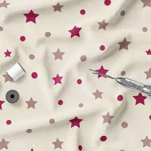 پارچه ملحفه مدل مخمل طرح ستاره کد 5011271