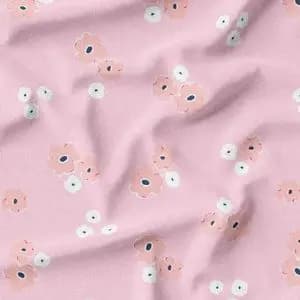 پارچه لباسی طرح دار پارچه الف مدل کرپ بوگاتی طرح گلدار کد 4011651