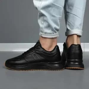 کفش اکوو مردانه چرم زیره دو رنگ