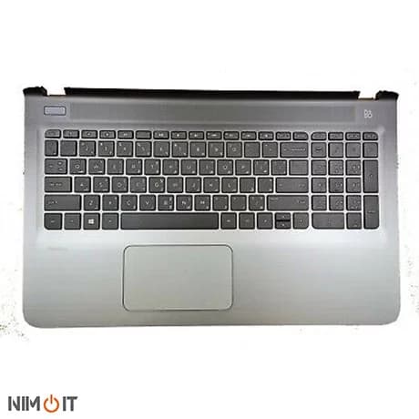 قاب دور کیبورد همراه با کیبورد لپ تاپ HP 15-AB