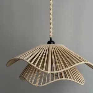 لوستر مکرومه بافی مدل چتر