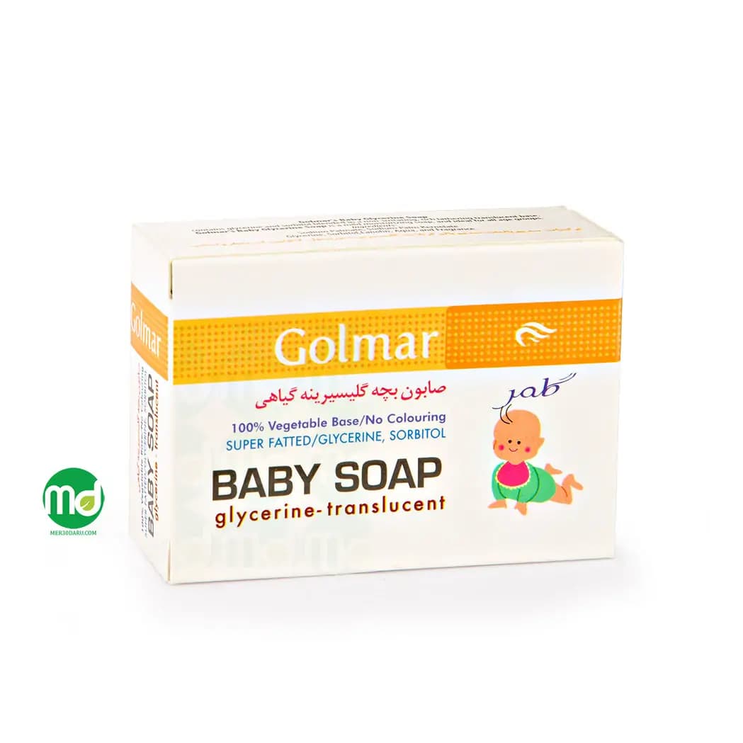 صابون بچه گلیسیرینه گلمر مرطوب کننده ملایم 85 گرم