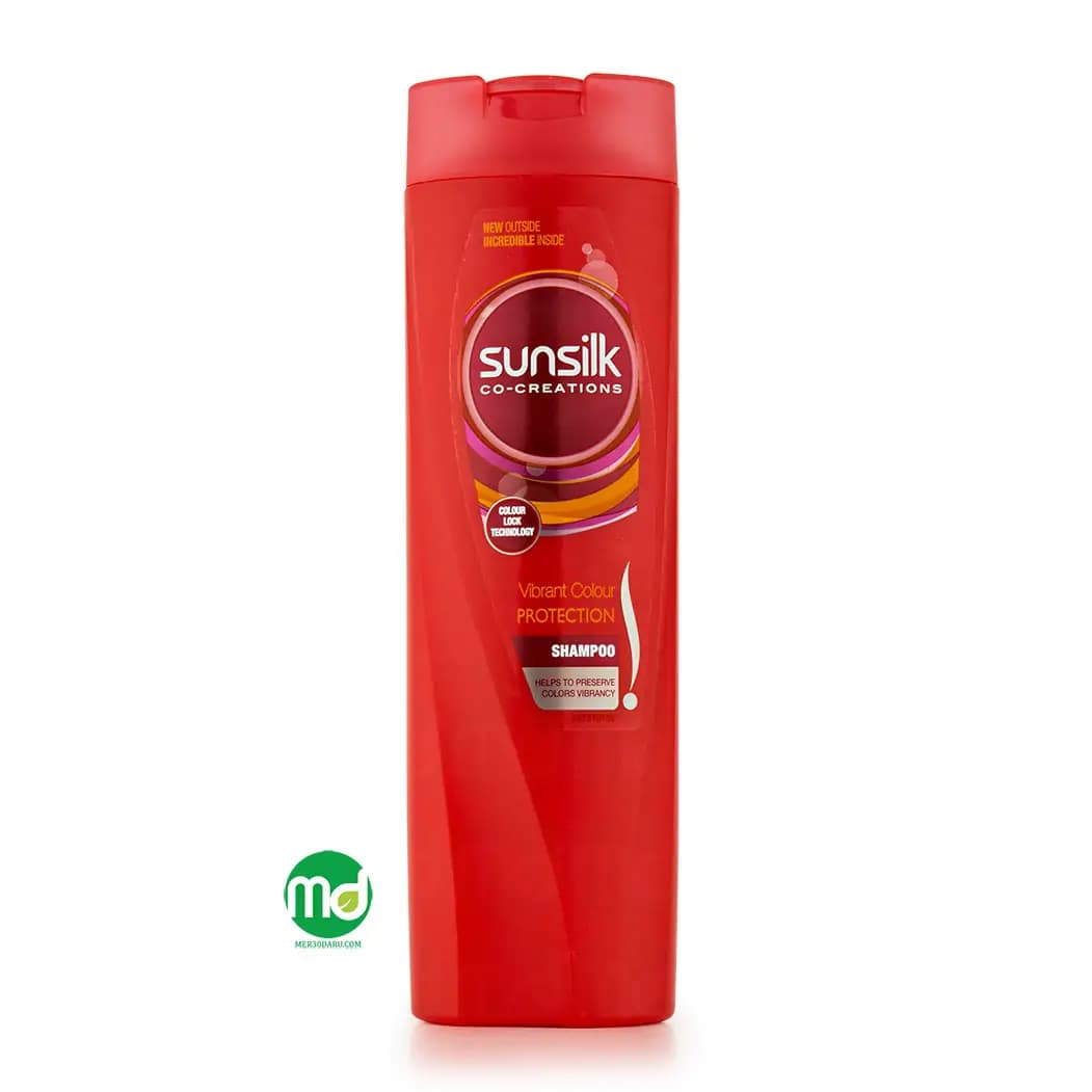 شامپو تثبیت کننده رنگ مو سان سیلک برای موهای رنگ شده
