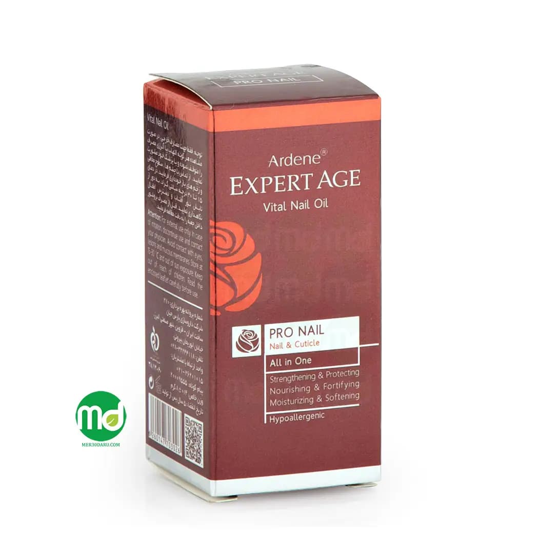 روغن تقویت کننده و استحکام بخش ناخن آردن مدل Expert Age