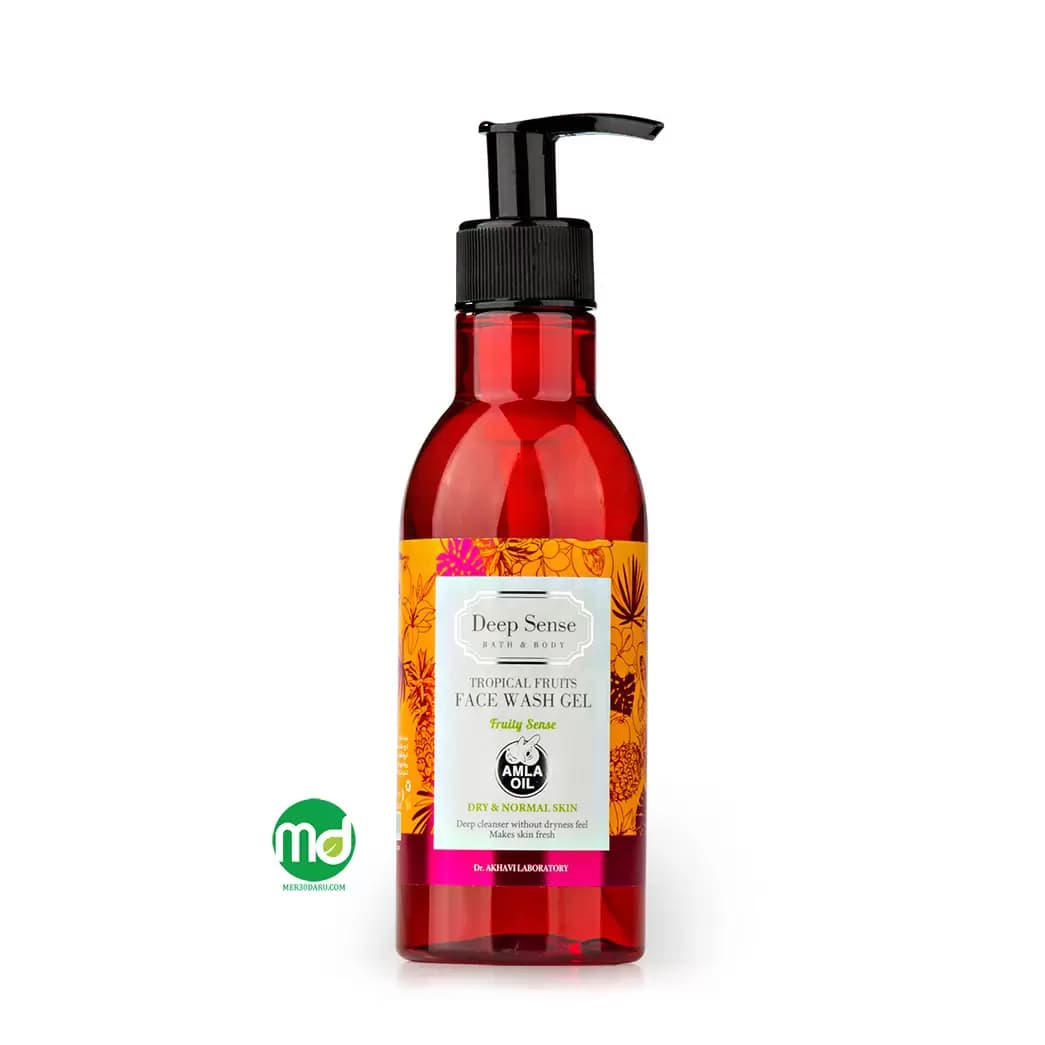 ژل دیپ سنس شستشوی صورت پوست خشک تا خیلی خشک