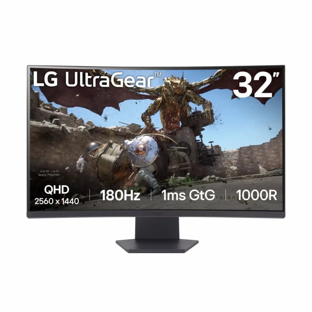 مانیتور مخصوص بازی ال جی مدل 32GS60QC-B سایز 32 اینچ