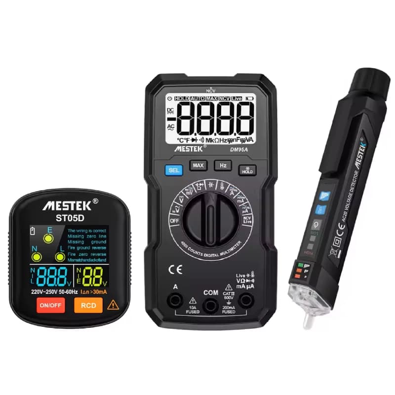 کیت تستر برق دیجیتال مستک مدل COMBINATION SET مجموعه 3 عددی