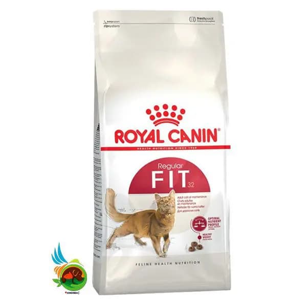 غذای خشک گربه بالغ فیت رویال کنین Royal canin fit regular وزن ۱۵ کیلوگرم