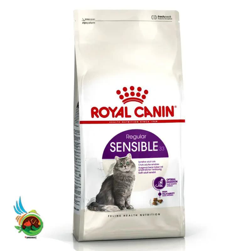 غذای خشک گربه رویال کنین سنسیبل ROYAL CANIN Sensible وزن ۲ کیلوگرم