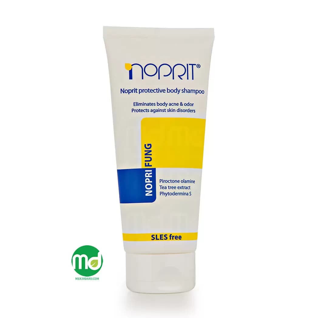 شامپو محافظ پوست بدن نوپریت حاوی عصاره درخت چای