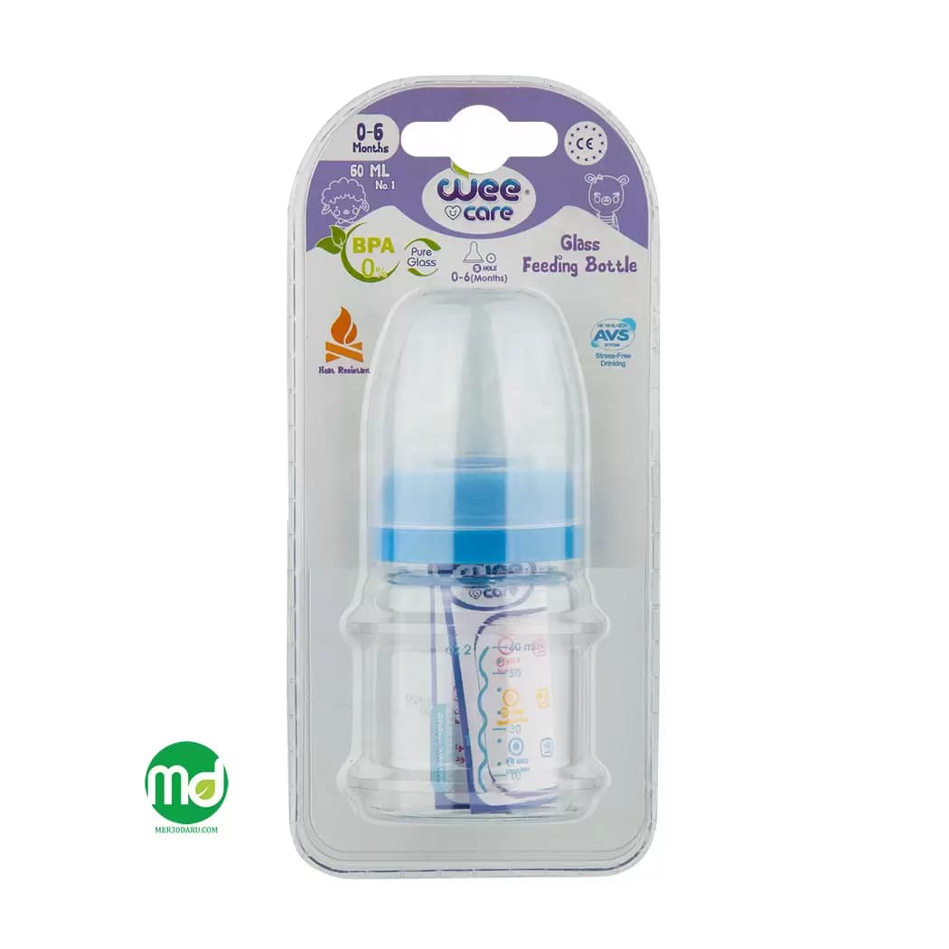 شیشه شیر پیرکس شماره 1 وی کر