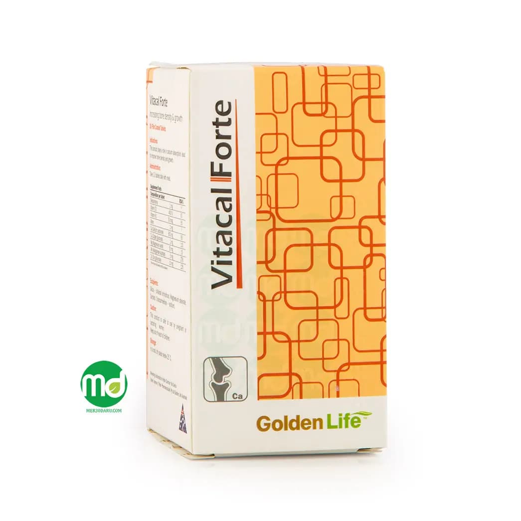 قرص ویتاکل فورت گلدن لایف کمک به رشد و استحکام استخوان ها