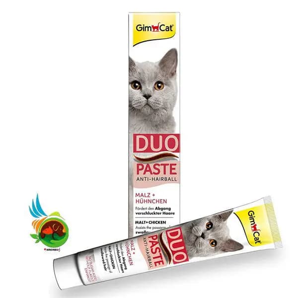 خمیر مالت گربه جیم کت با طعم مرغ Gimcat duo paste anti-hairball وزن ۵۰ گرم