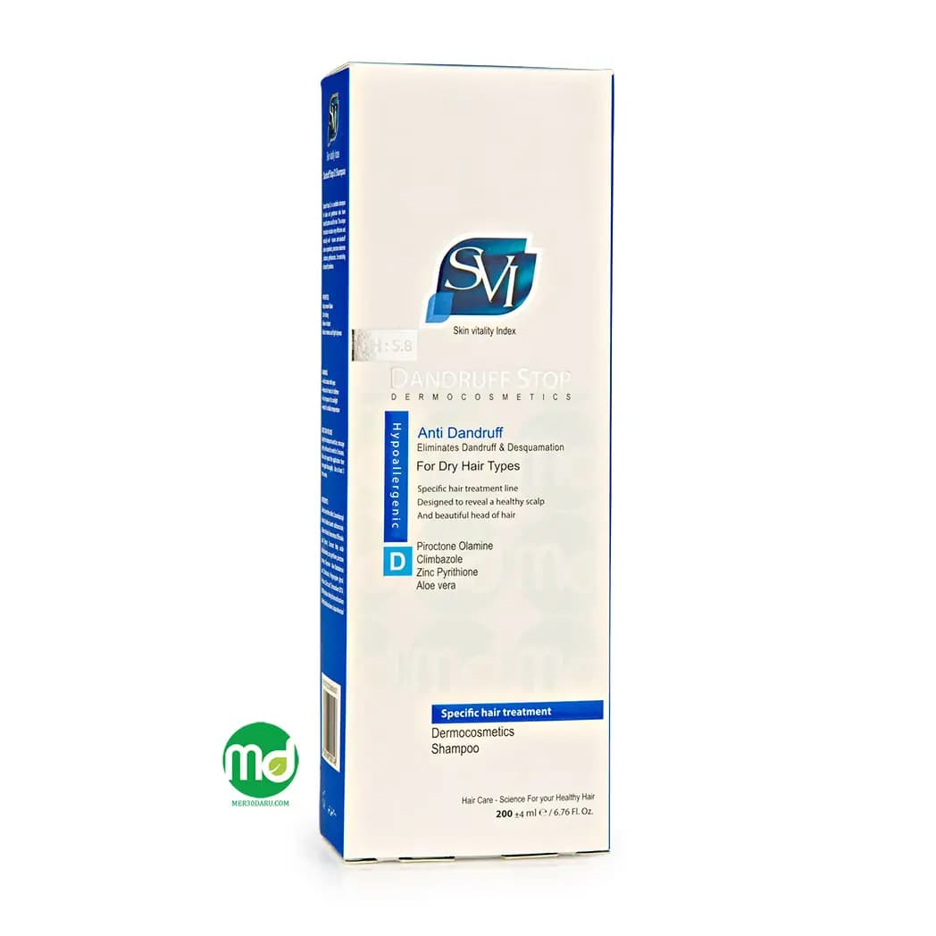 شامپو ضد شوره سر اس وی آی مناسب موهای خشک 200ml