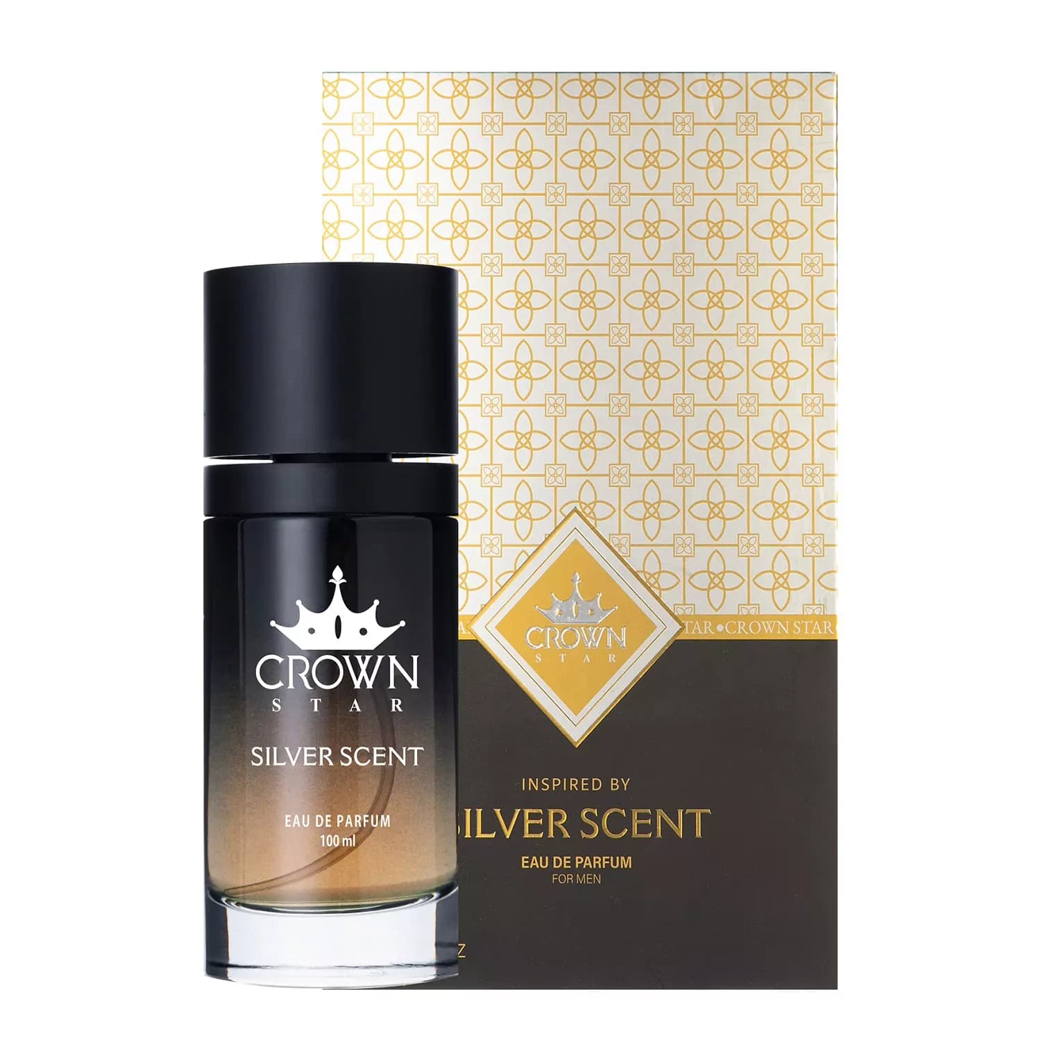 ادو پرفیوم مردانه کراون استار مدل SILVER SCENT با رایحه شیرین حجم 100 میلی لیتر