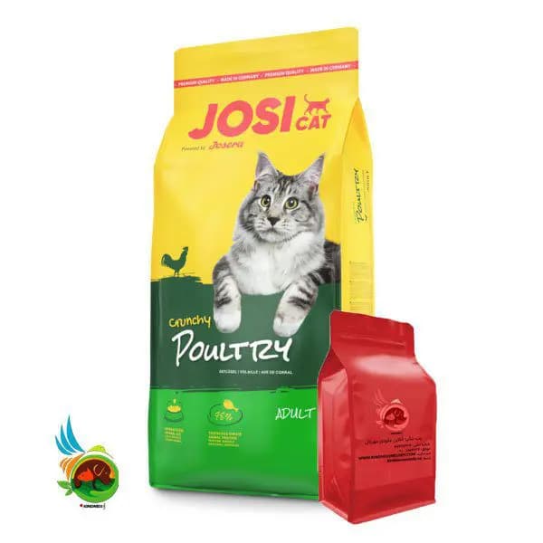 غذای خشک گربه جوسی کت با طعم مرغ Josicat crunchy poultry (فله ای)