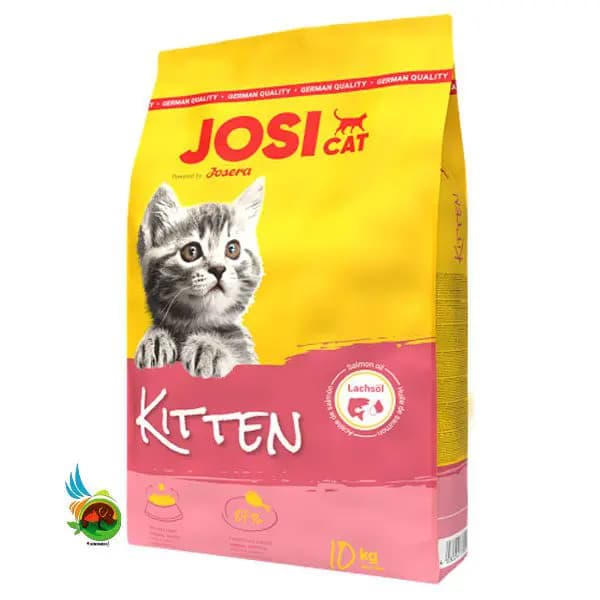 غذای خشک بچه گربه جوسی کت جوسرا طعم مرغ Josicat kitten وزن ۱۰ کیلوگرم