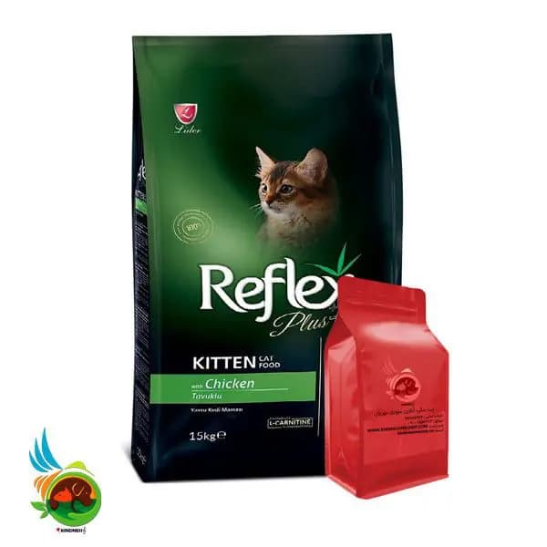 غذای خشک بچه گربه رفلکس پلاس با طعم مرغ مدل Reflex High Quality Kitten Food Chicken (فله ای)