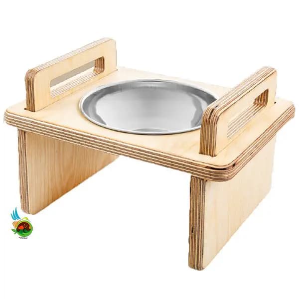 ظرف غذا چوبی سگ و گربه نیناپت سایز 2
