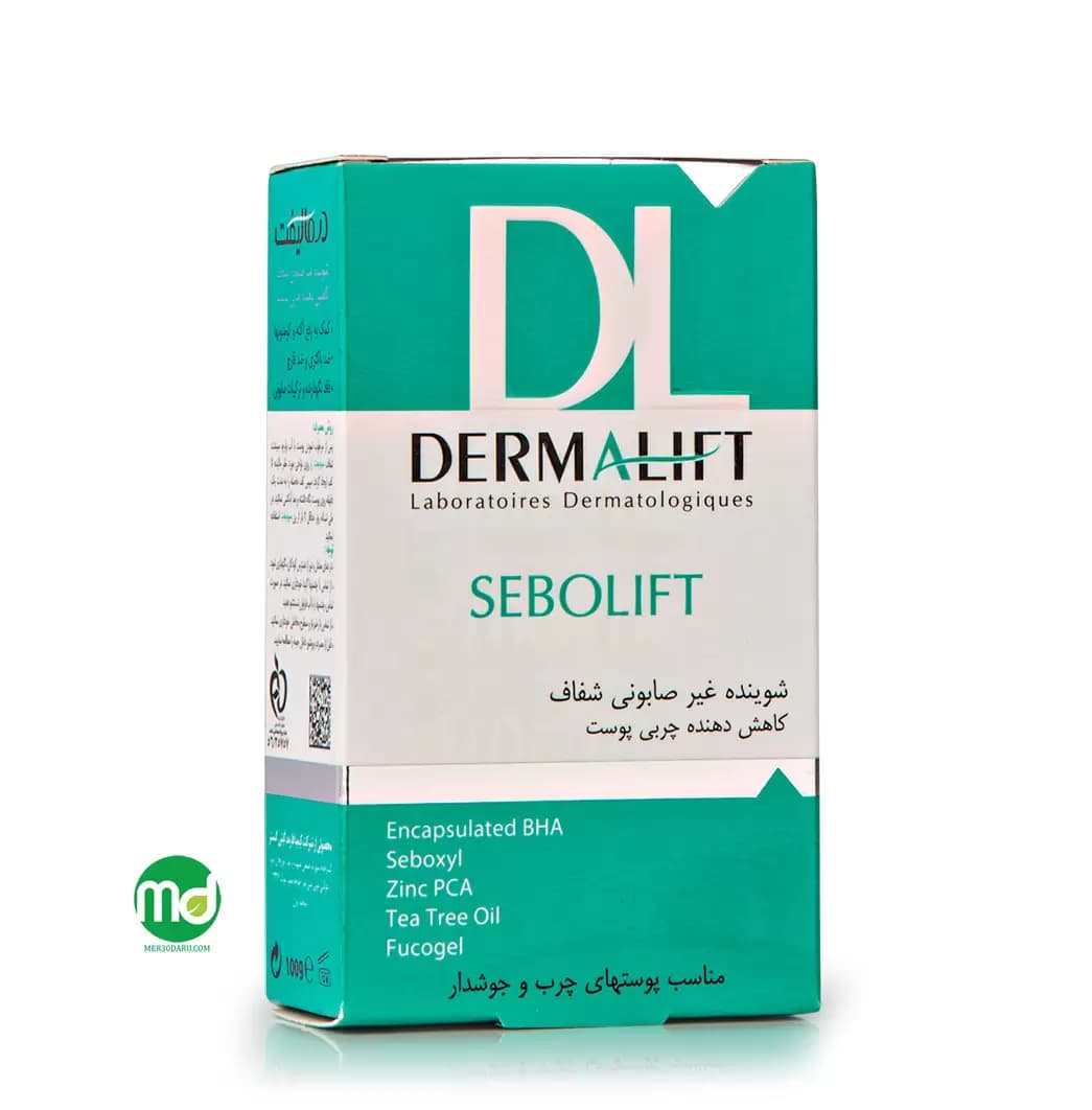 پن شفاف درمالیفت غیرصابونی مدل سبولیفت