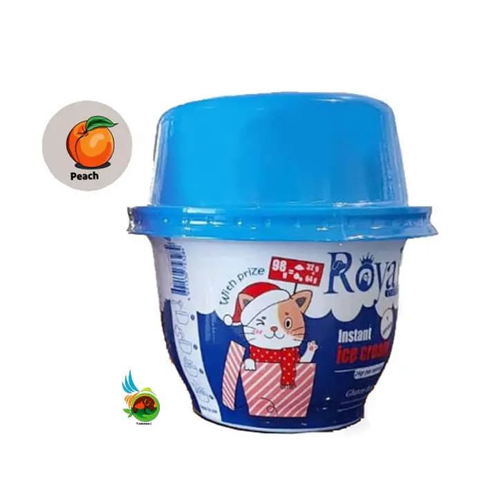بستنی گربه رویال کوکو طعم هلو Royal coco Peach Ice Cream وزن ۳۲ گرم
