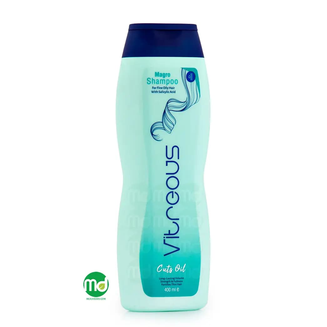 شامپو موهای چرب و نازک ویتروس مدل ماگرو 400ml