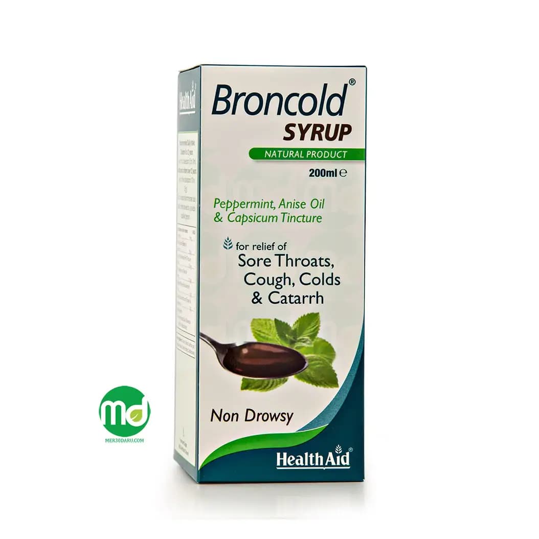 شربت برون کلد هلث اید بهبود علائم سرماخوردگی و آنفولانزا