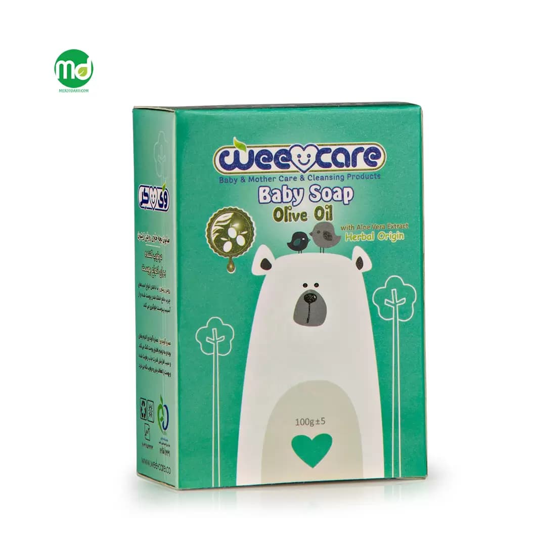صابون کودک زیتون وی کر حاوی عصاره آلوئه ورا