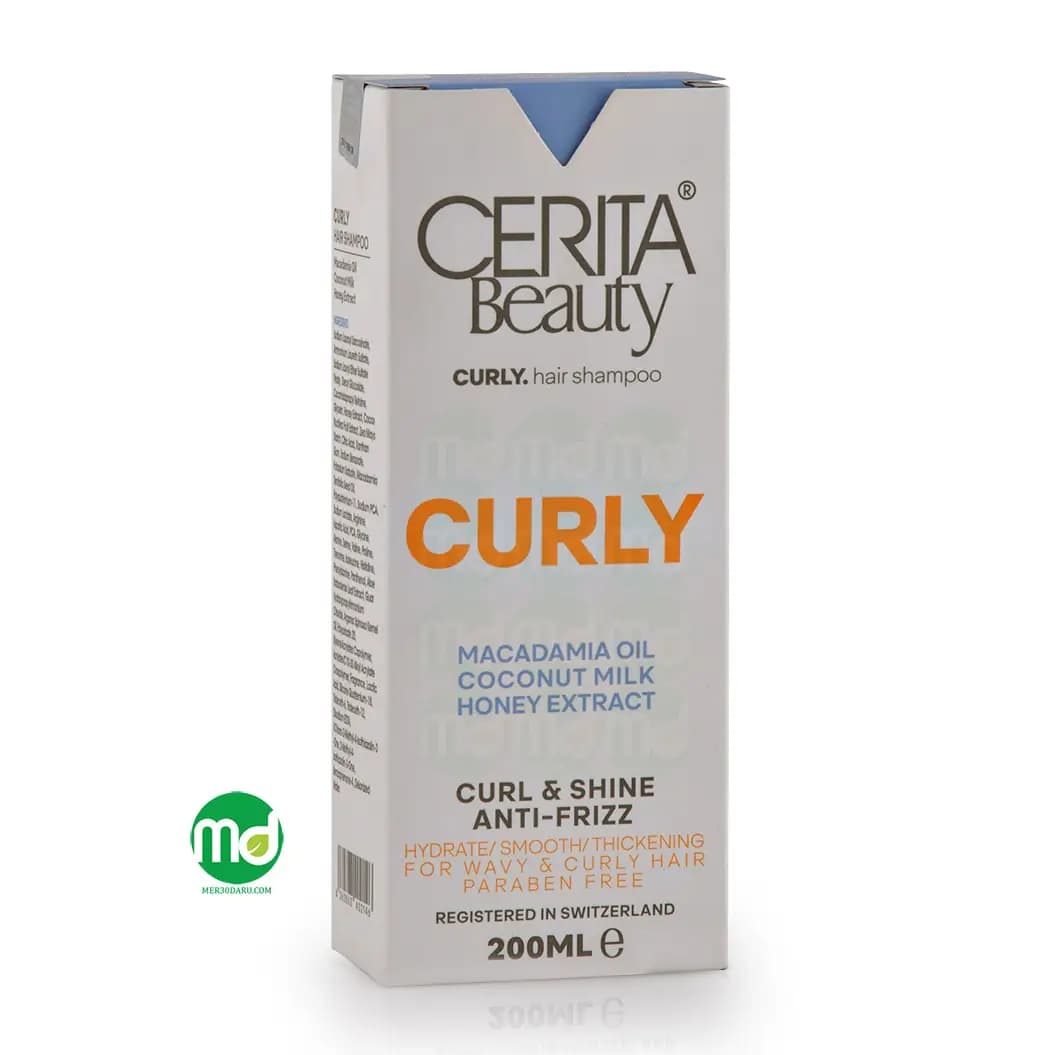 شامپو مناسب موهای فر سریتا حاوی عصاره عسل